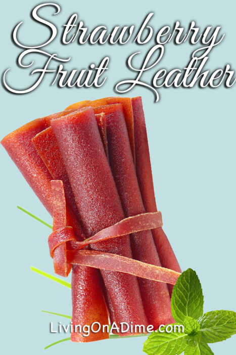 This strawberry fruit leather recipe is an easy and cheaper way to make a strawberry snack like homemade fruit roll-ups. This strawberry recipe is a great way to use extra strawberries!