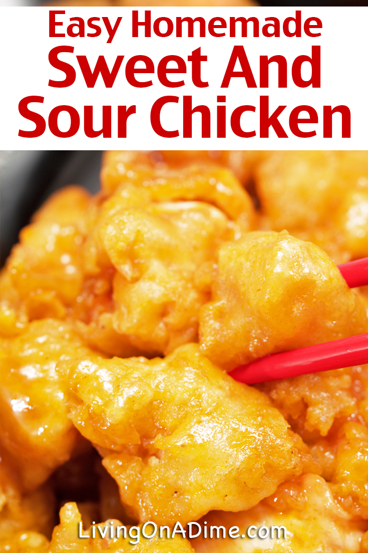 Sweet And Sour Chicken Recipe - Easy Sweet And Sour Sauce