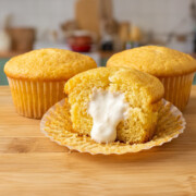 This Twinkie filling recipe makes the perfect fluffy marshmallow cream filling that tastes just like the classic snack cakes you grew up loving! Light, creamy and incredibly easy to make, this sweet filling is perfect for cupcakes, cakes, whoopie pies and homemade Twinkies.