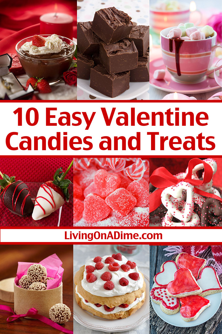 Here are some of our favorite Valentine's Day candy recipes and other tasty treats! Most of these recipes take just a few minutes to make and they are sure to add that special romantic touch for your Valentine!