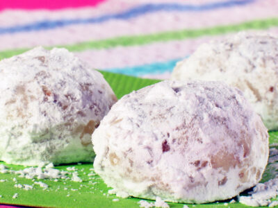 This Walnut Butter Cookies recipe makes my favorite Christmas cookie! My mom made these every year as I grew up! I'm sure you'll love them, too!